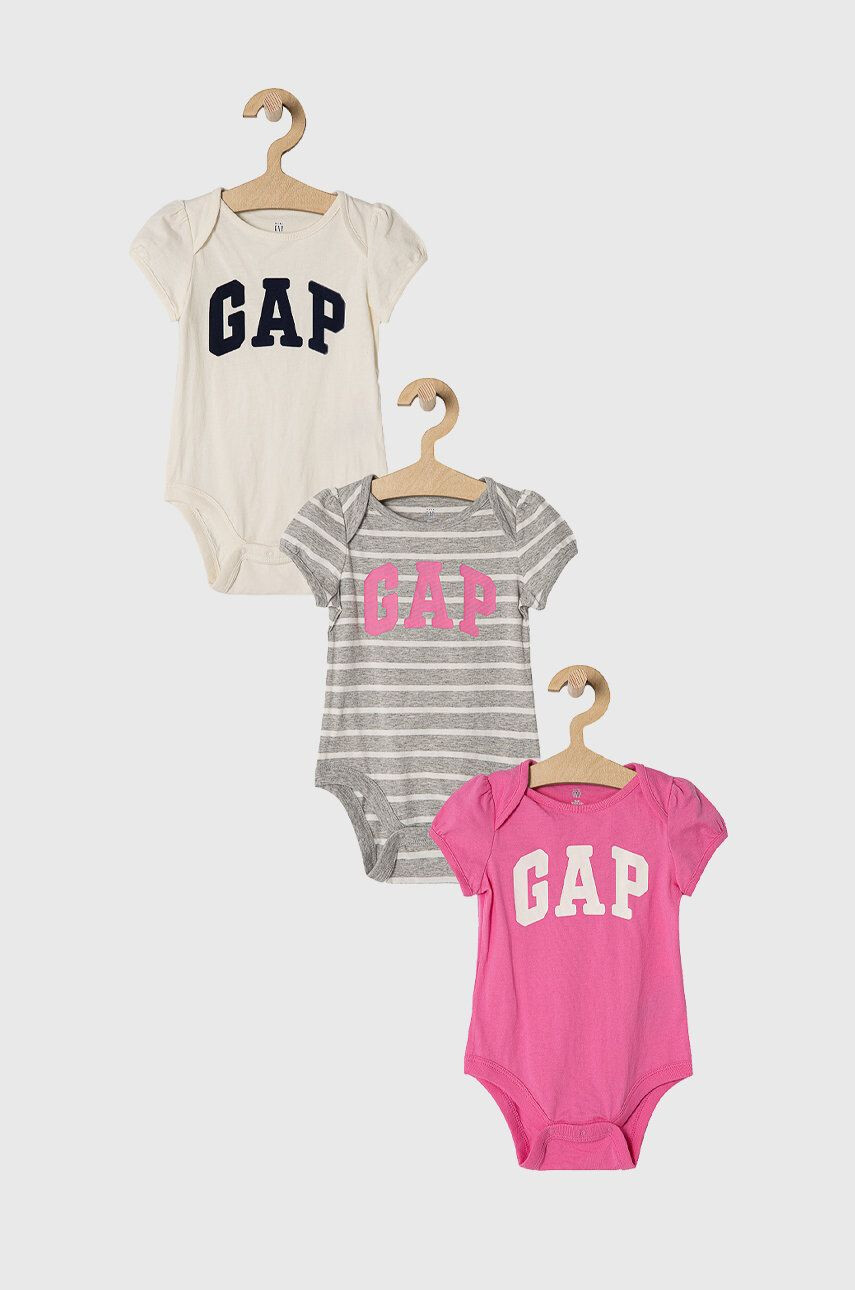 Gap Body bebe 50-86 cm (3-pack) culoarea violet - Pled.ro