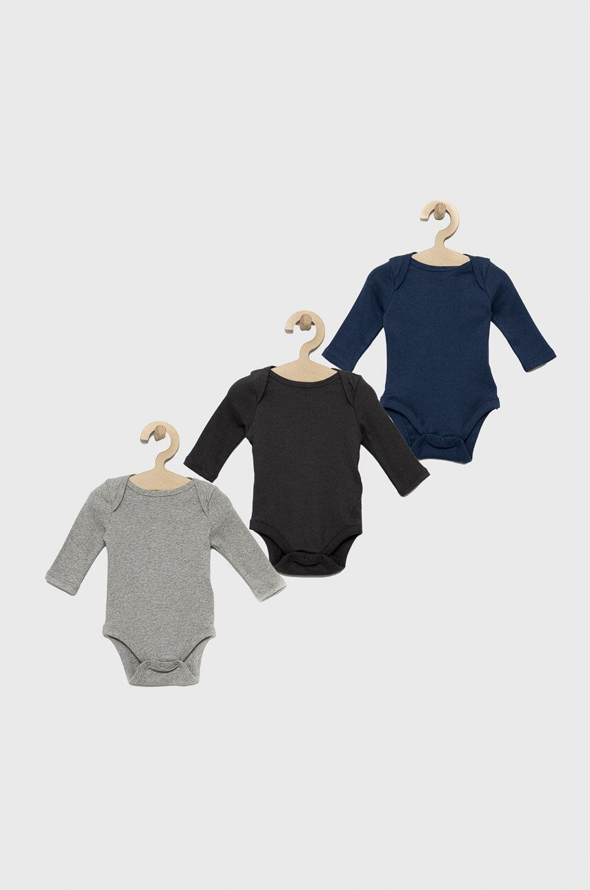 Gap body din bumbac pentru bebelusi (3-pack) - Pled.ro