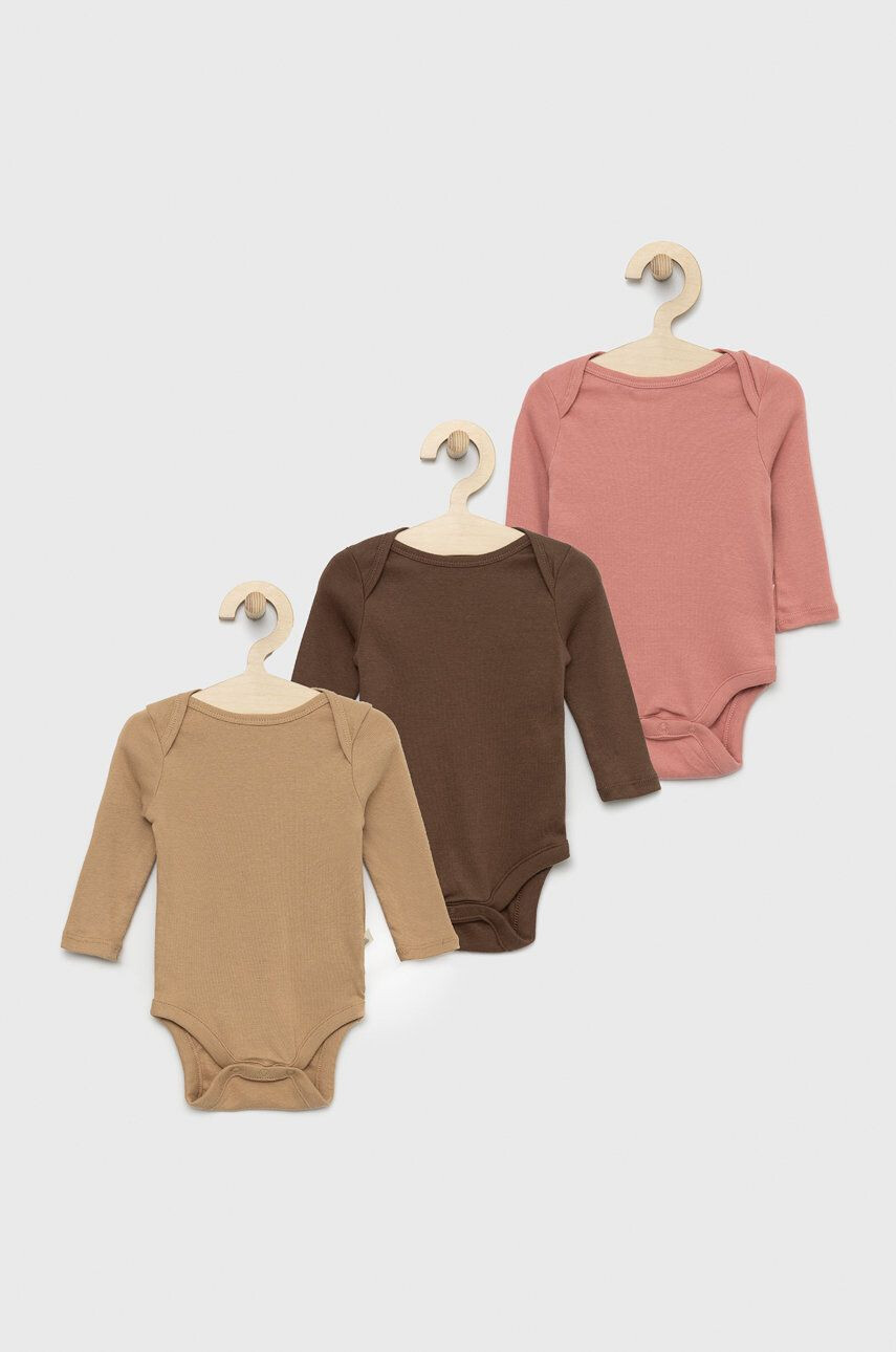 Gap body din bumbac pentru bebelusi (3-pack) - Pled.ro