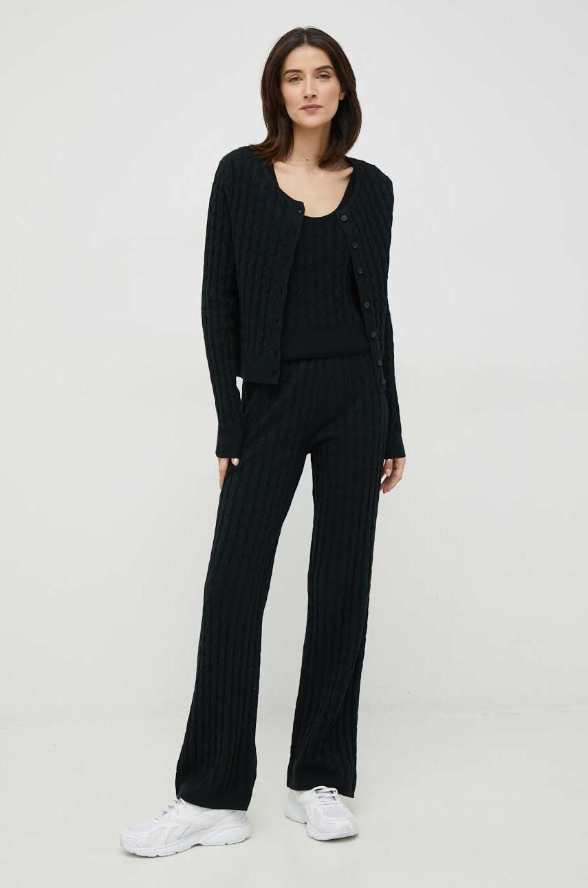 Gap cardigan femei culoarea negru light - Pled.ro