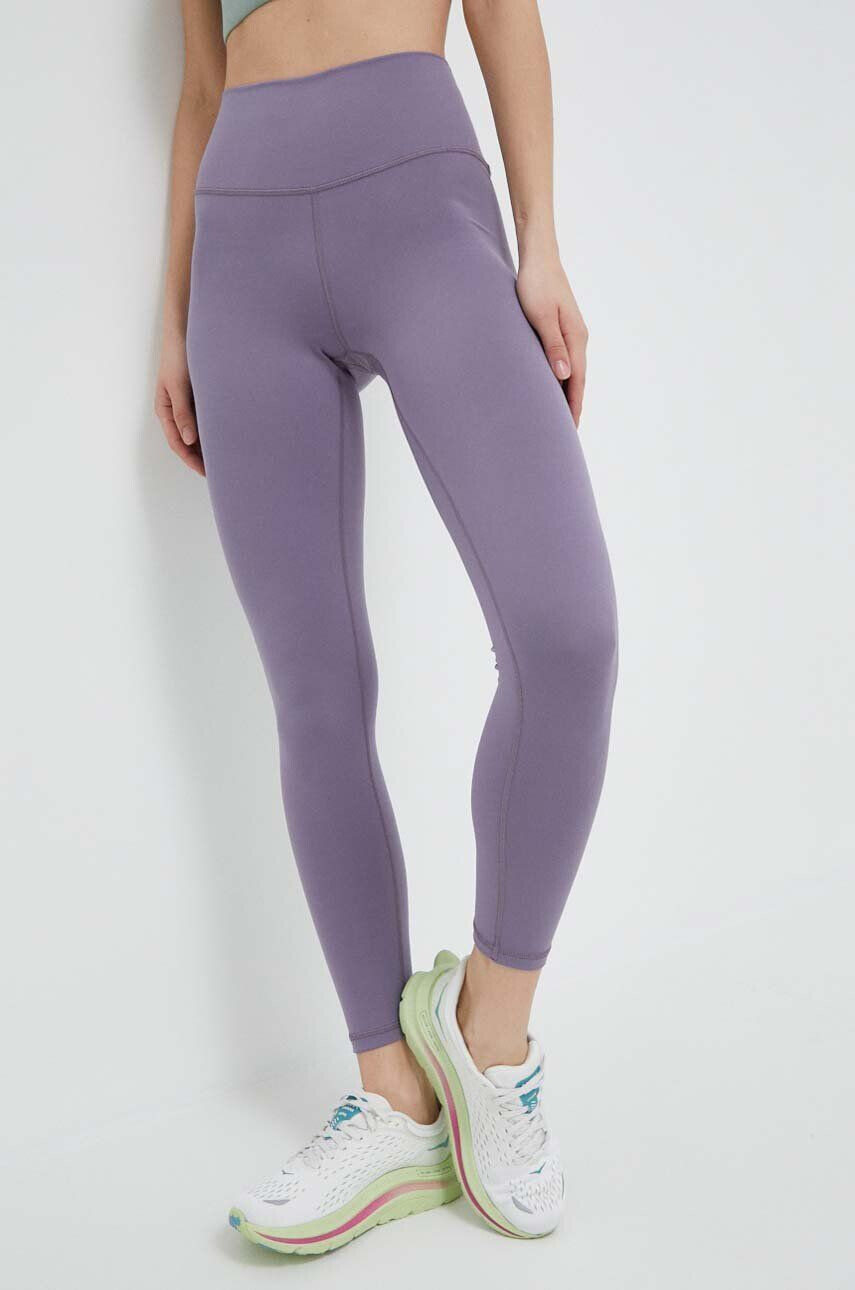 Gap colanti femei culoarea violet neted - Pled.ro