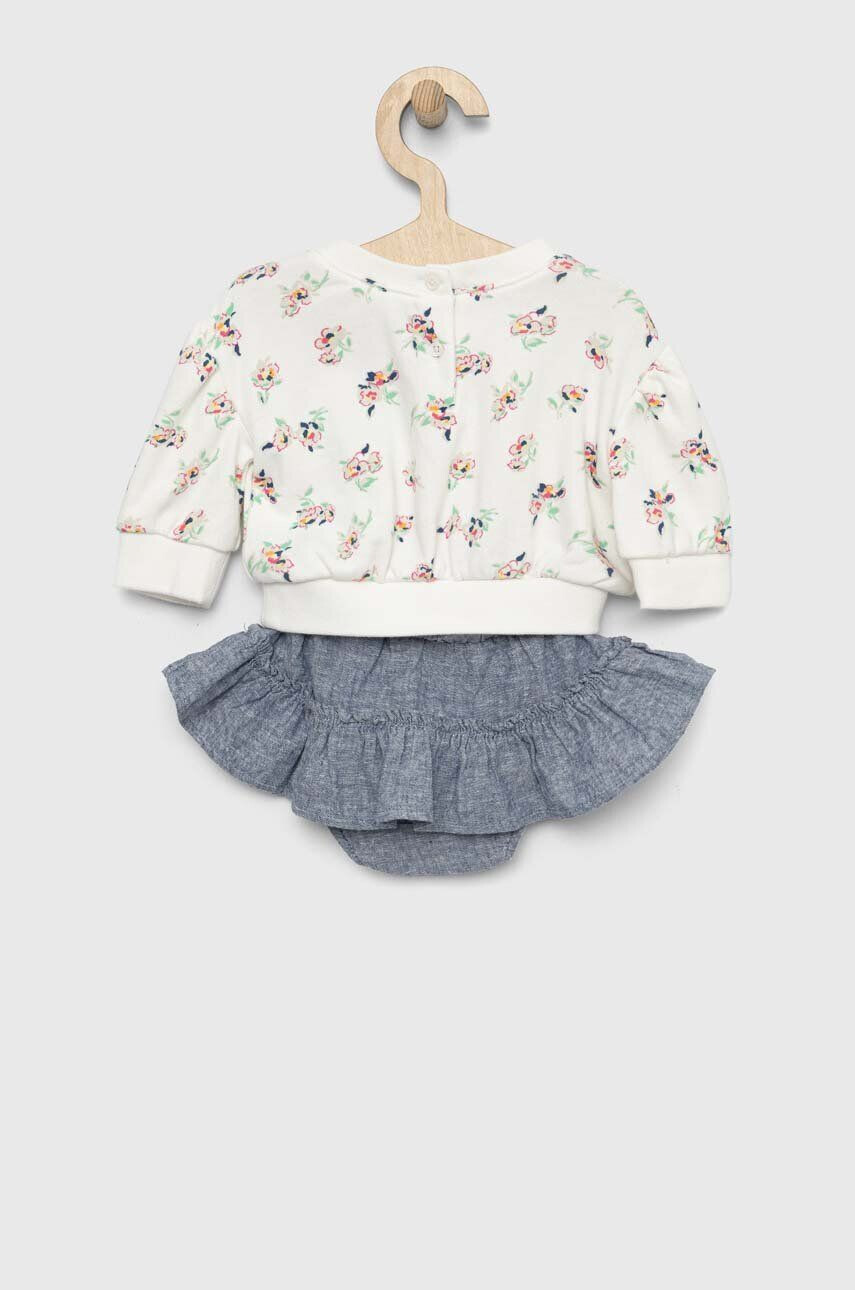 Gap compleu bebe culoarea alb - Pled.ro