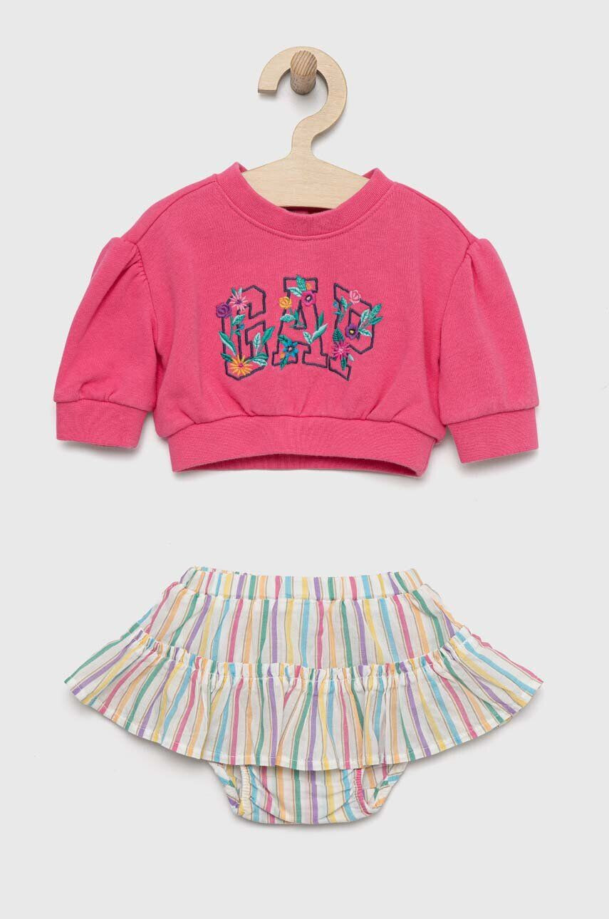 Gap compleu bebe culoarea roz - Pled.ro