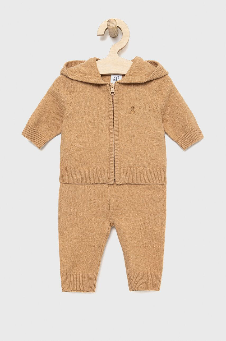 Gap compleu bebe culoarea maro - Pled.ro