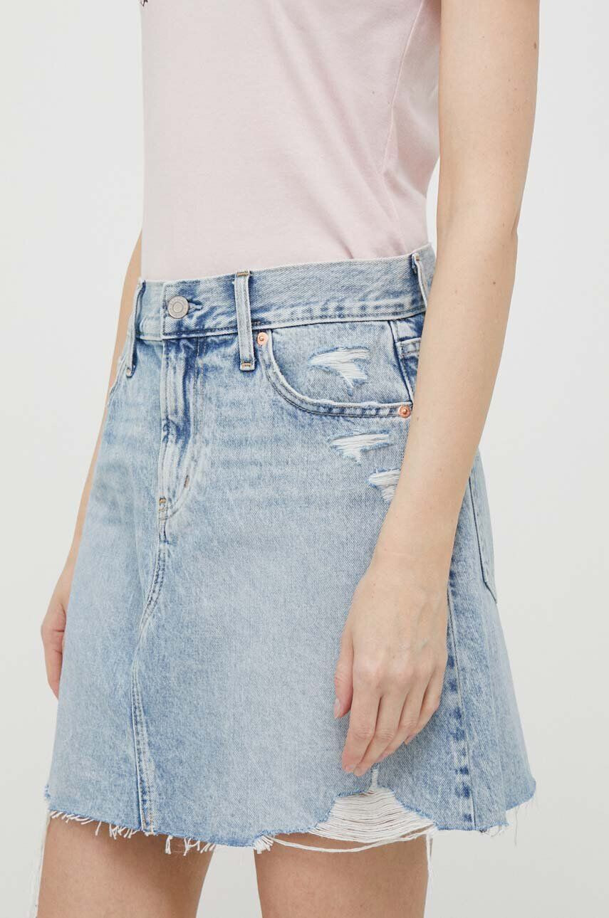 Gap fusta jeans mini drept - Pled.ro