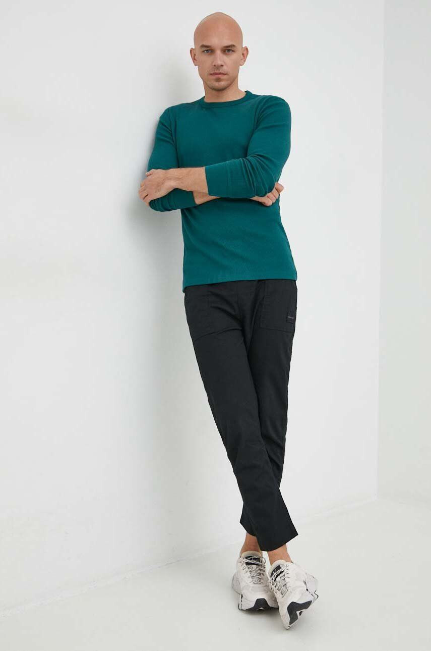 Gap longsleeve femei culoarea maro - Pled.ro