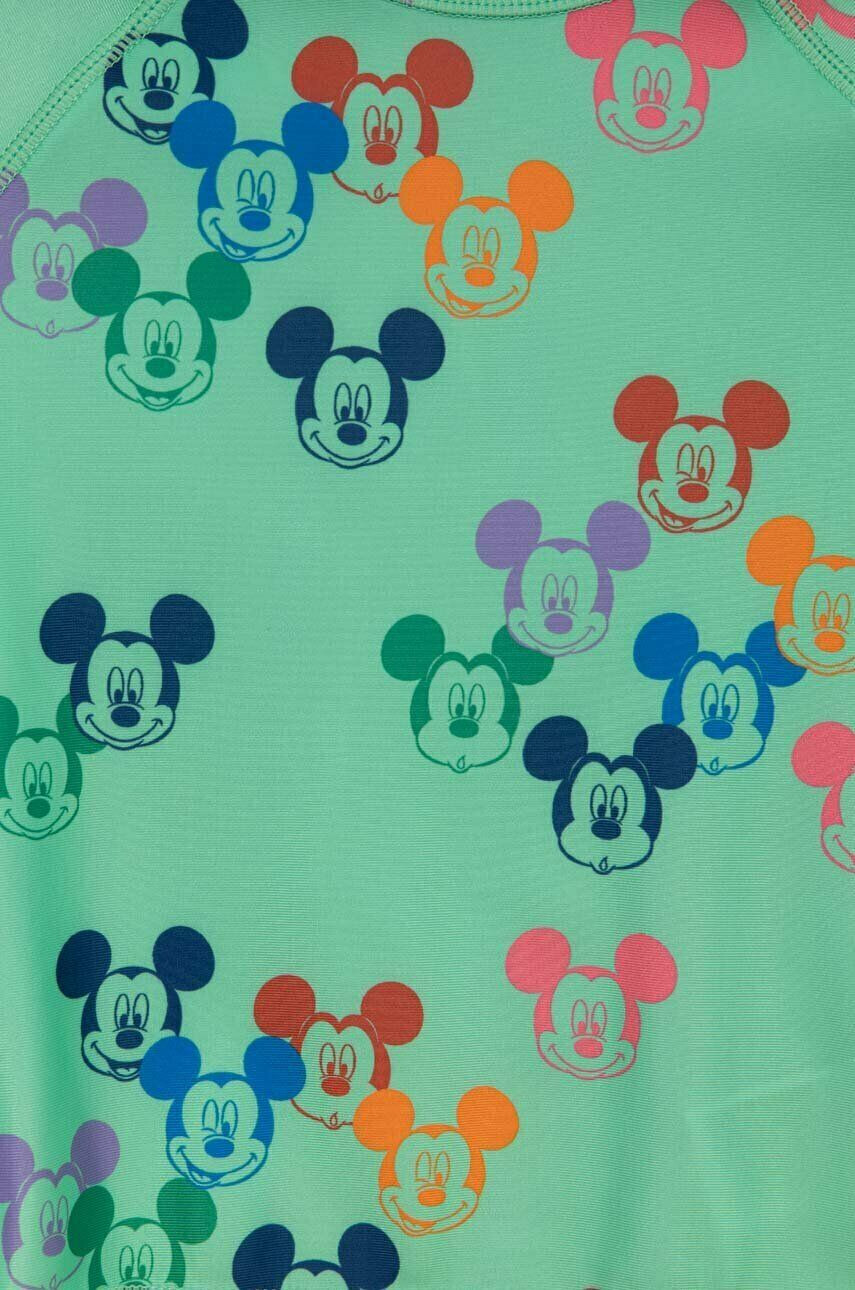 Gap longsleeve de baie pentru copii x Disney culoarea verde modelator - Pled.ro