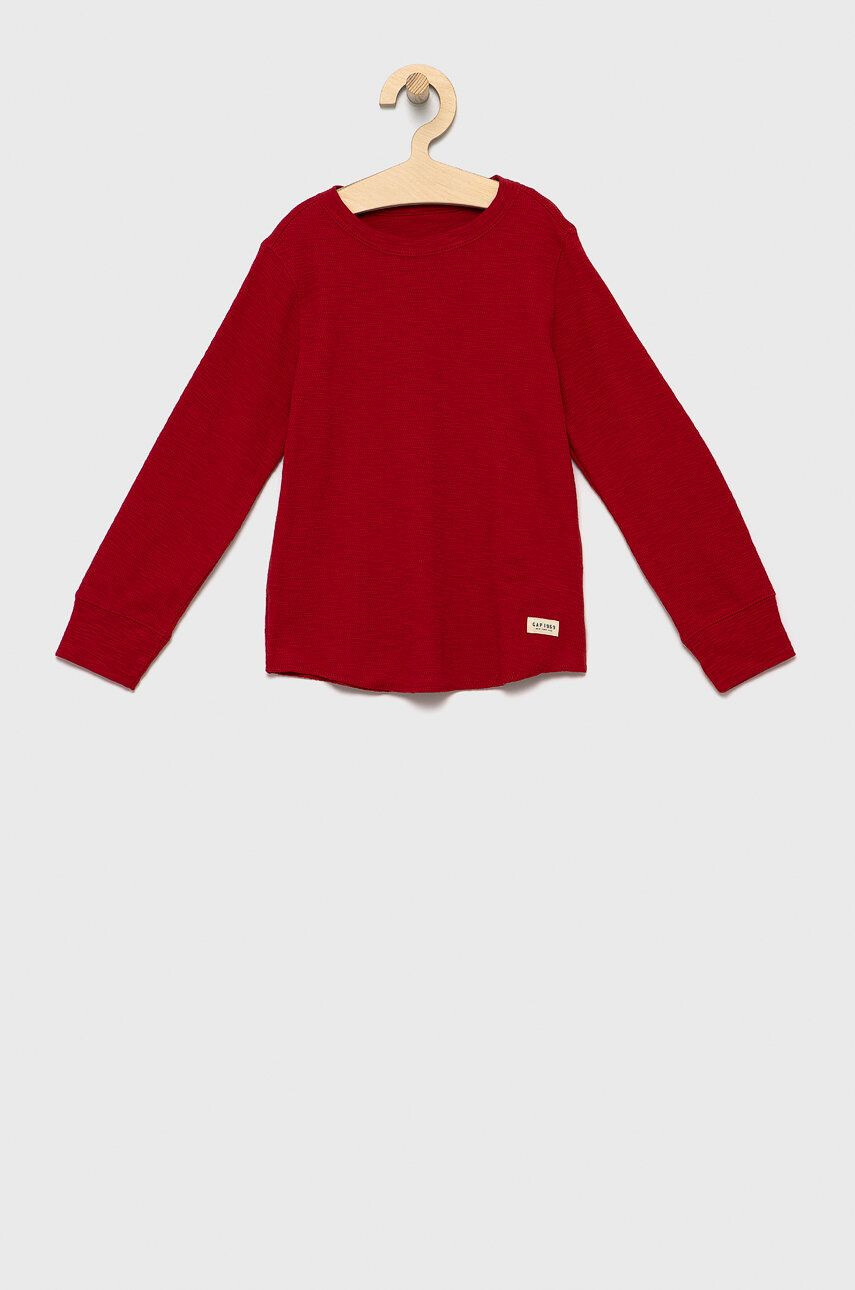 Gap Longsleeve din bumbac pentru copii - Pled.ro