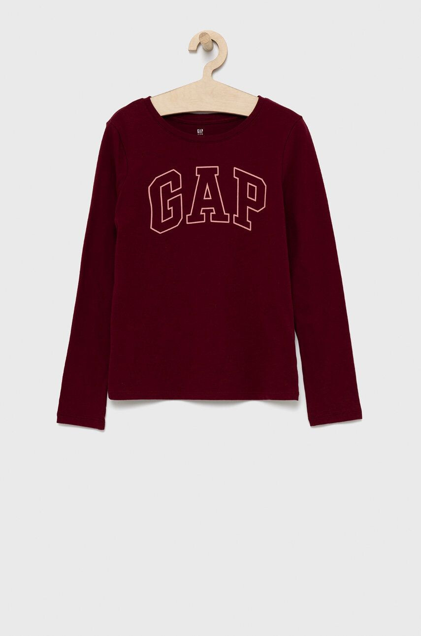 Gap longsleeve din bumbac pentru copii - Pled.ro