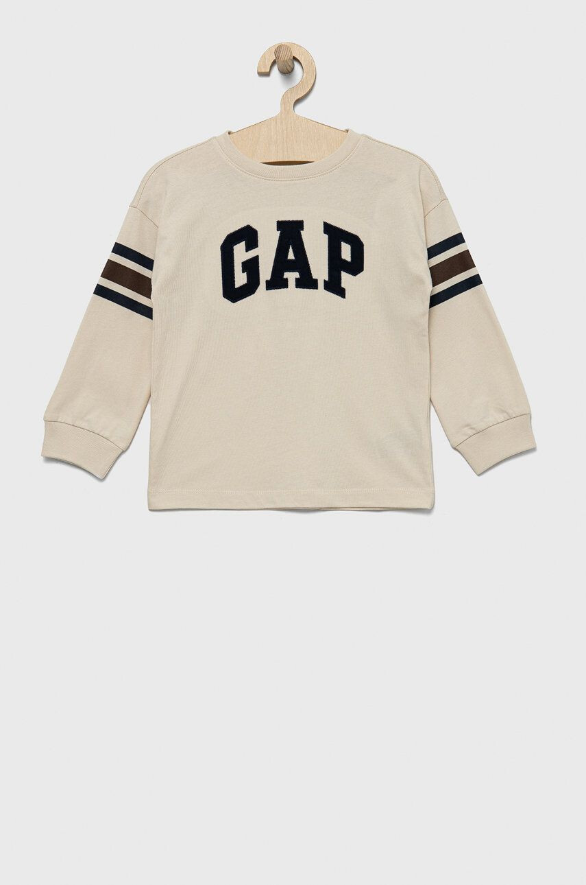 Gap longsleeve din bumbac pentru copii - Pled.ro