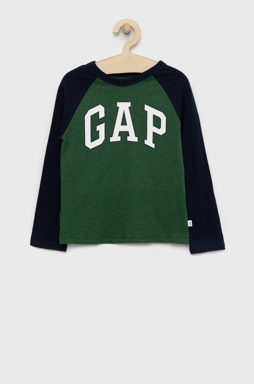 Gap longsleeve din bumbac pentru copii - Pled.ro