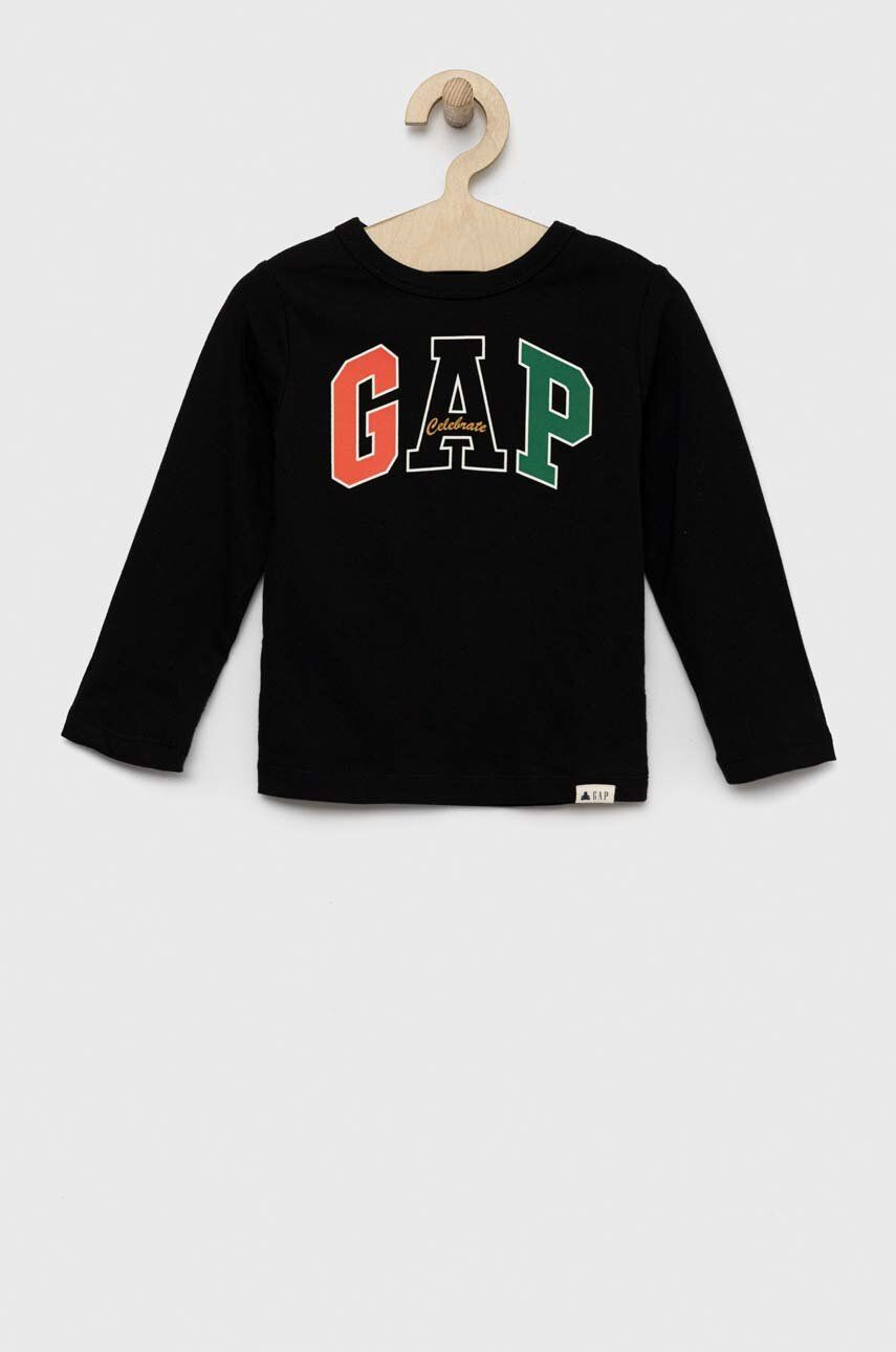 Gap longsleeve din bumbac pentru copii - Pled.ro