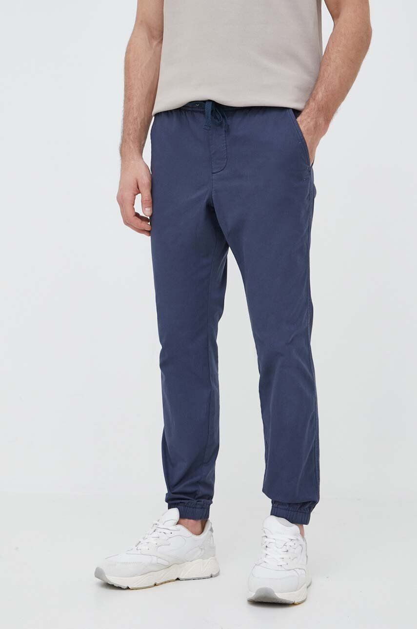 Gap pantaloni barbati culoarea albastru marin - Pled.ro