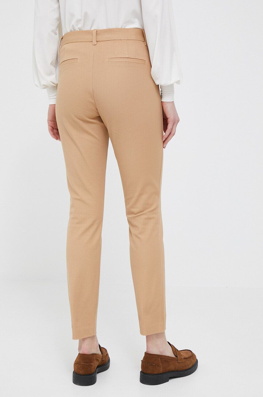 Gap pantaloni femei culoarea bej mulata high waist - Pled.ro