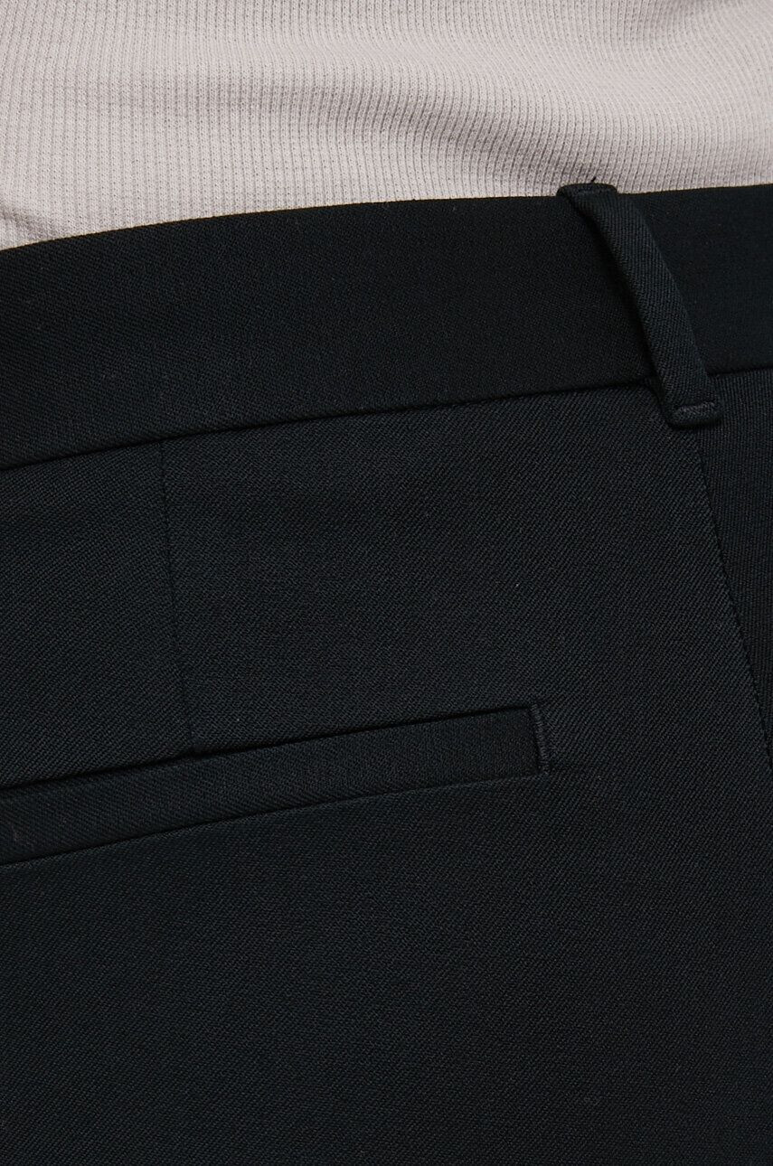 Gap pantaloni femei culoarea negru mulata medium waist - Pled.ro