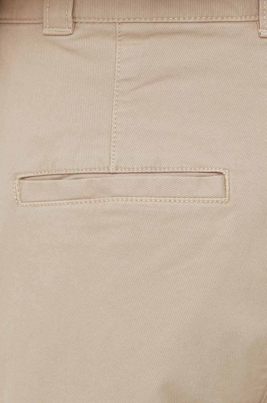 Gap pantaloni femei culoarea bej drept high waist - Pled.ro