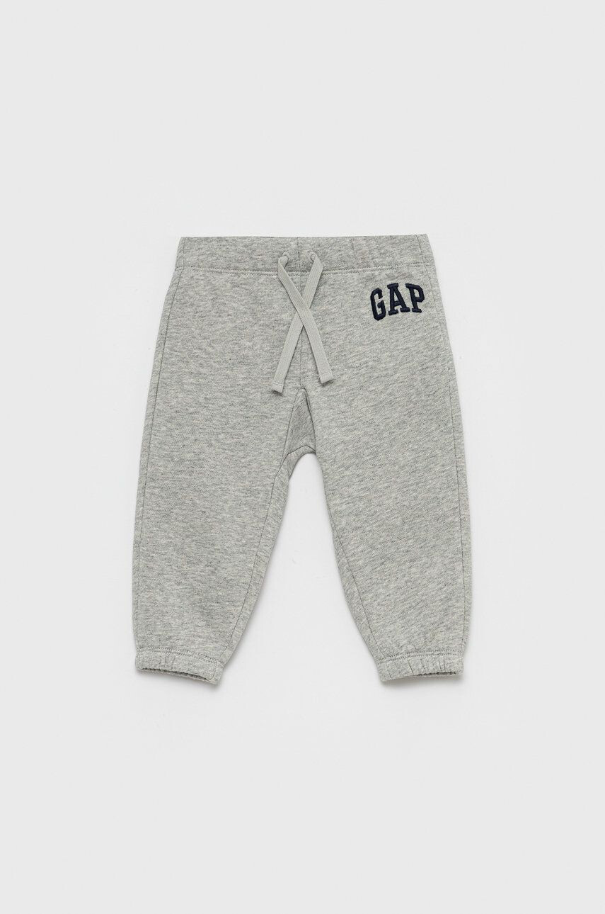 Gap Pantaloni bebe culoarea gri - Pled.ro