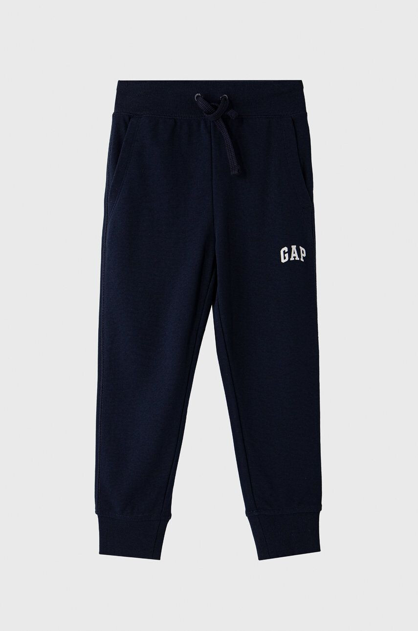 Gap Pantaloni copii culoarea albastru marin modelator - Pled.ro