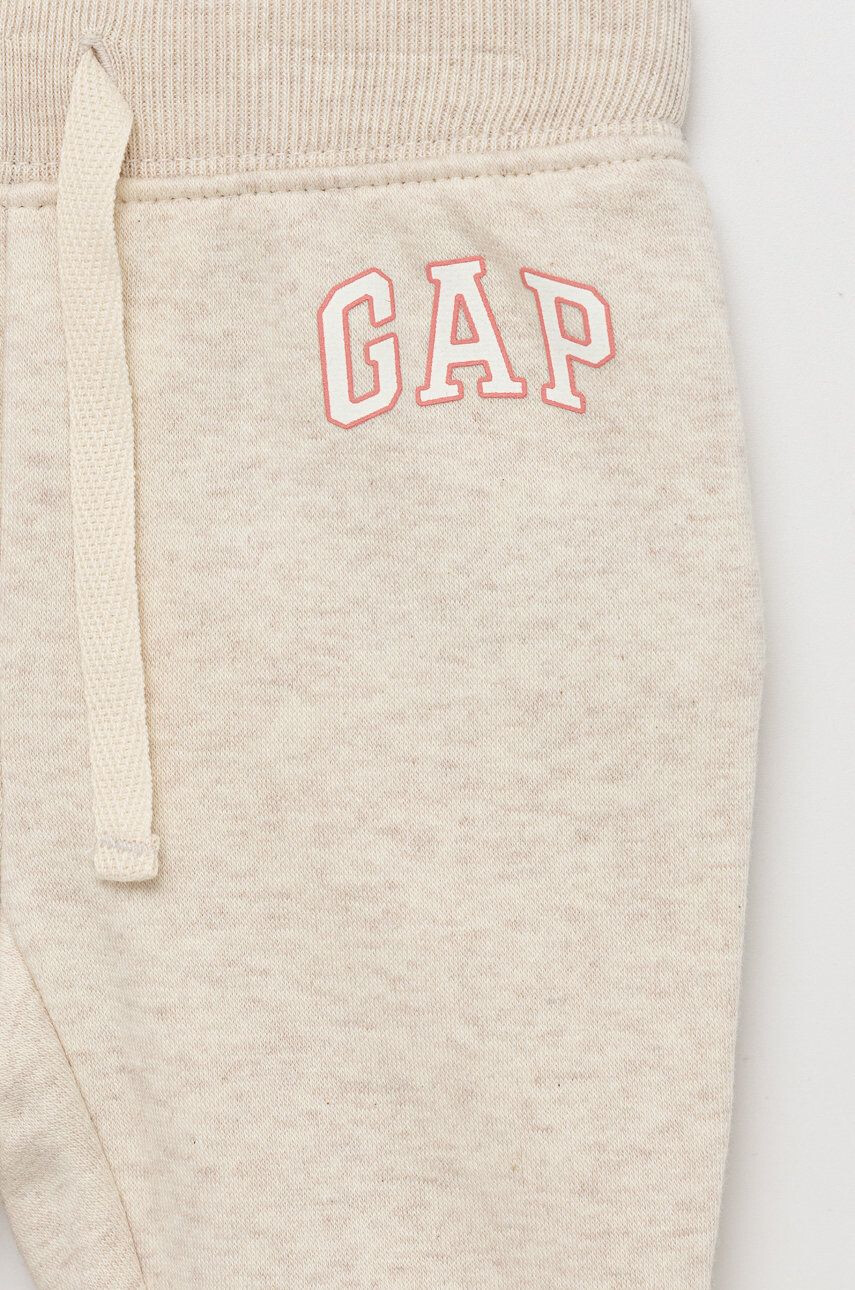 Gap pantaloni copii culoarea roz cu imprimeu - Pled.ro