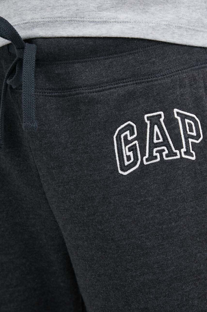 Gap pantaloni de trening culoarea gri cu imprimeu - Pled.ro