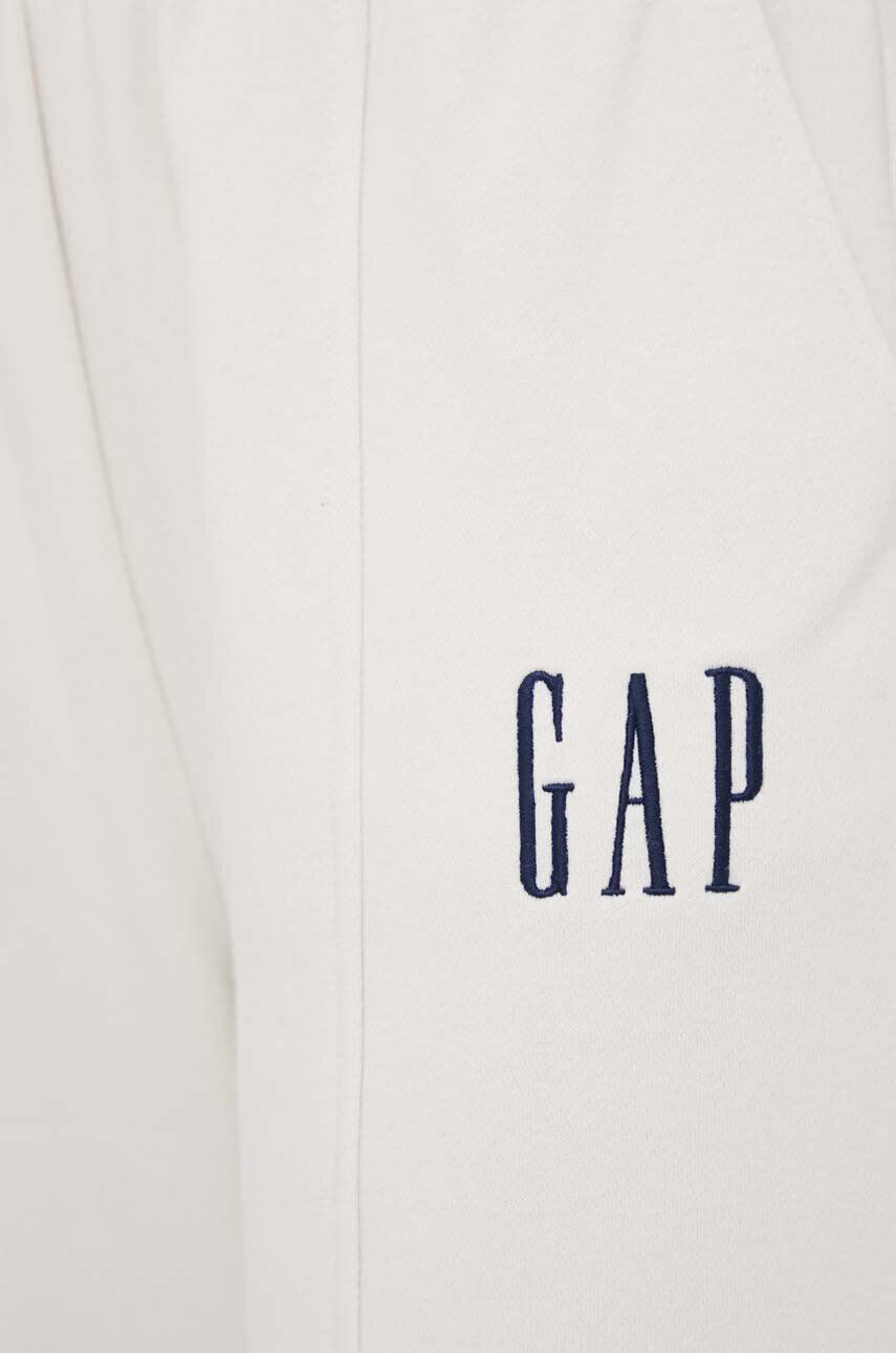 Gap pantaloni de trening culoarea bej lat high waist - Pled.ro