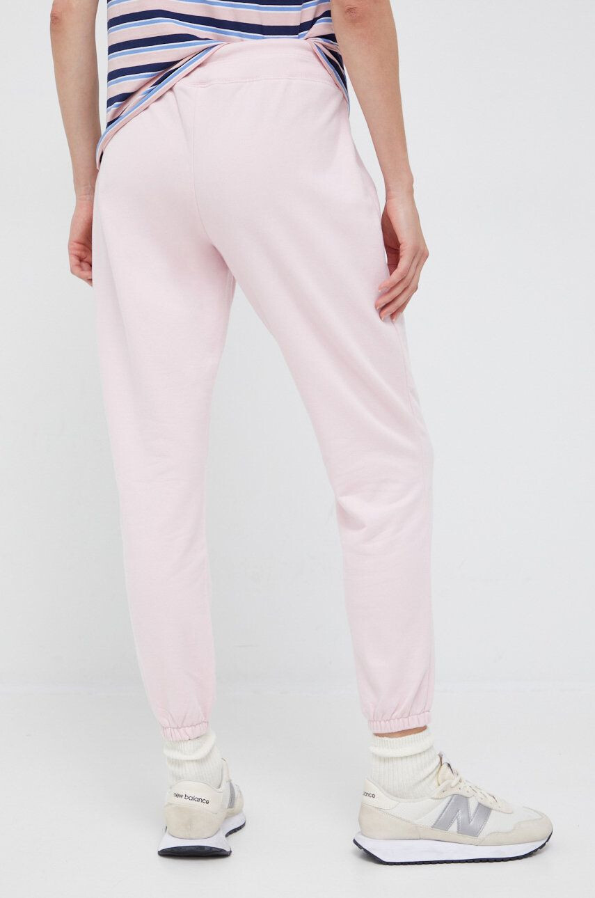 Gap pantaloni de trening femei culoarea roz cu imprimeu - Pled.ro