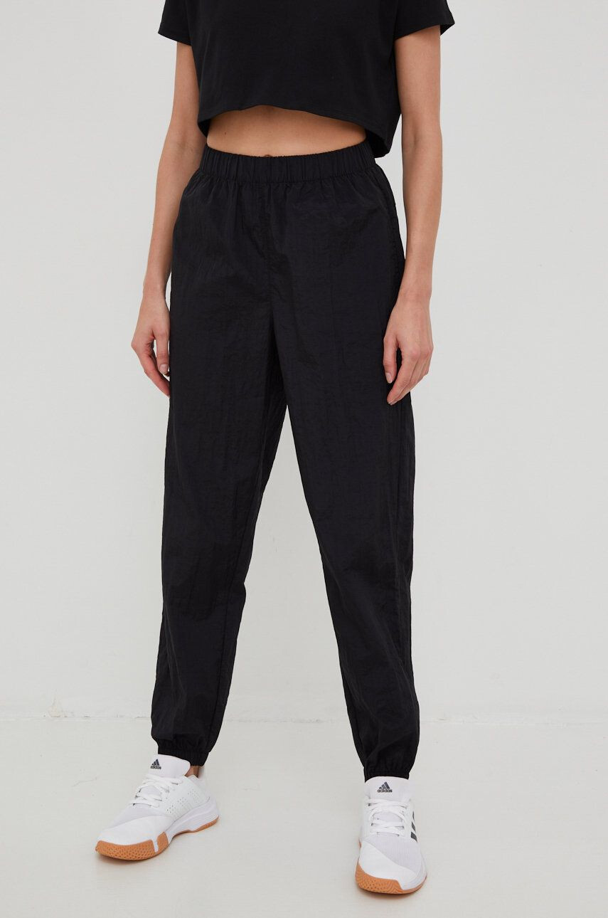 Gap pantaloni de trening femei culoarea negru neted - Pled.ro