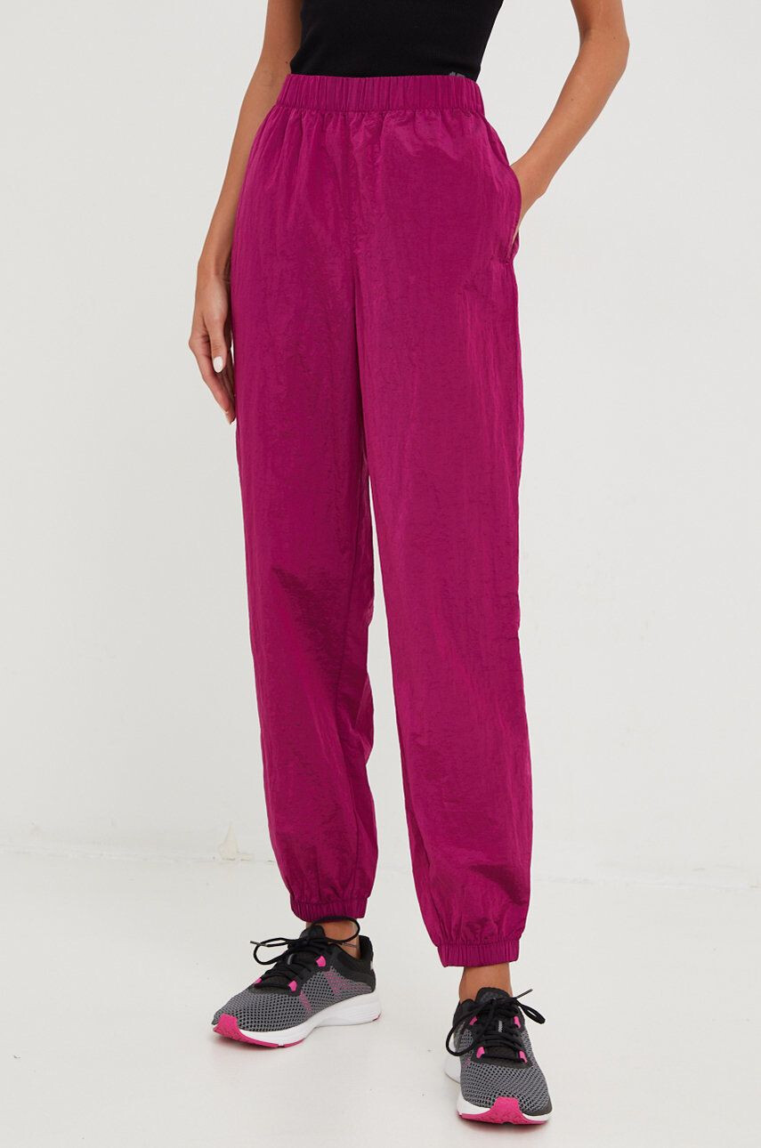 Gap pantaloni de trening femei culoarea violet neted - Pled.ro