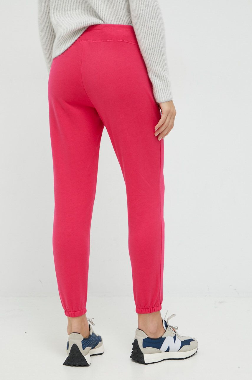 Gap pantaloni de trening femei culoarea roz cu imprimeu - Pled.ro