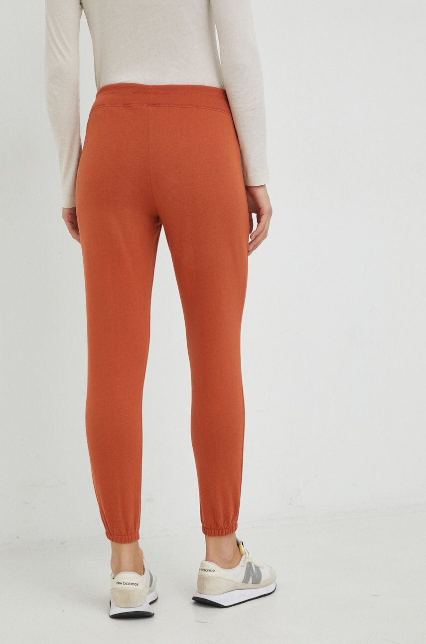 Gap pantaloni de trening femei culoarea rosu cu imprimeu - Pled.ro