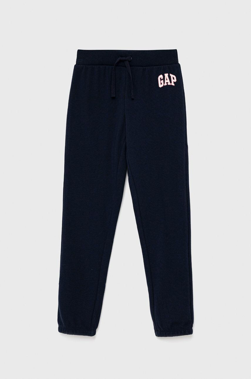 Gap pantaloni de trening pentru copii culoarea gri neted - Pled.ro