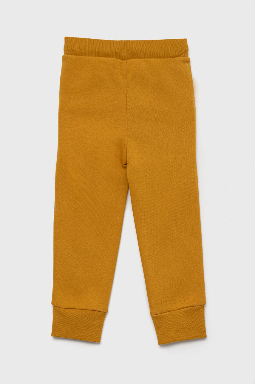 Gap pantaloni de trening pentru copii culoarea galben neted - Pled.ro