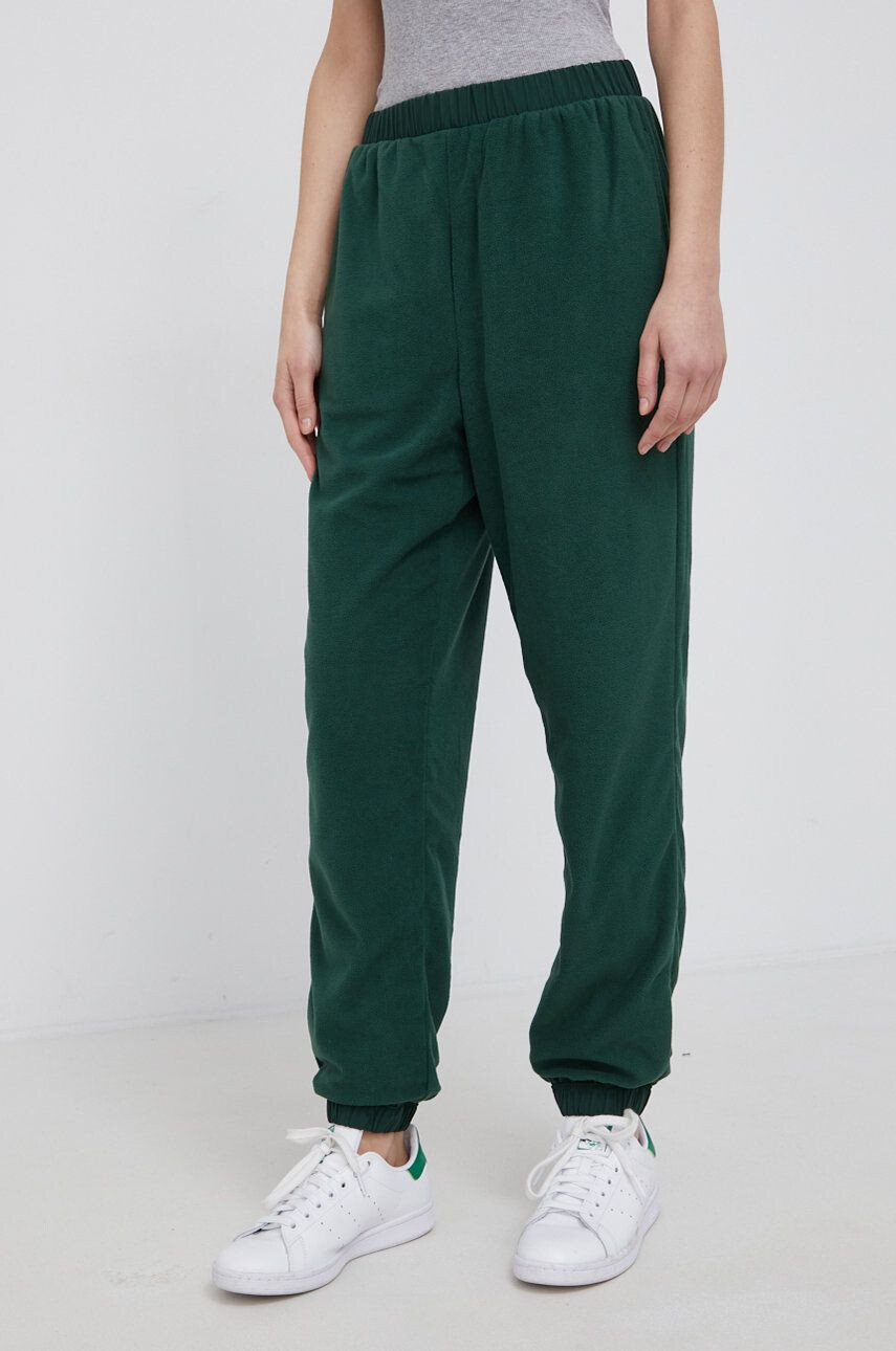 Gap Pantaloni reversibili femei culoarea verde jogger medium waist - Pled.ro