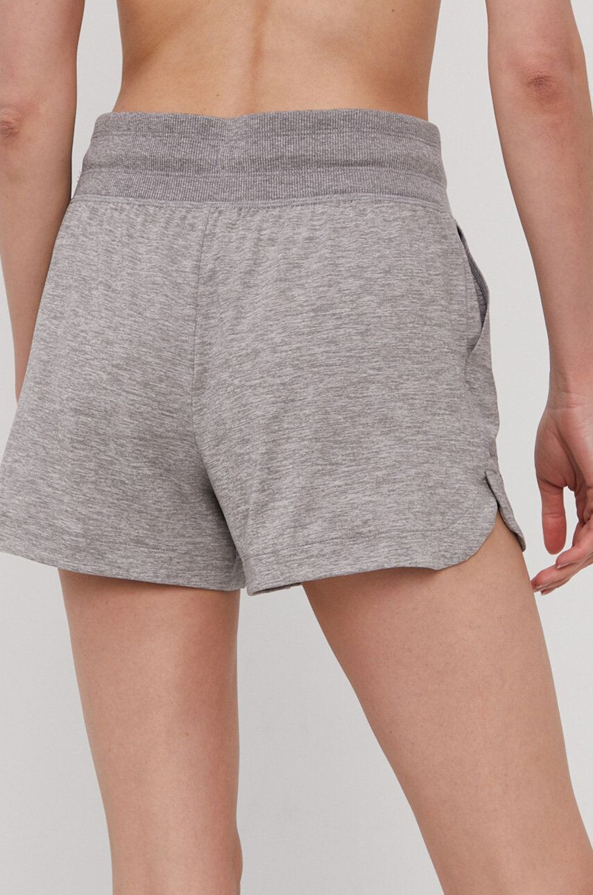 Gap Pantaloni scurți femei culoarea gri material neted high waist - Pled.ro