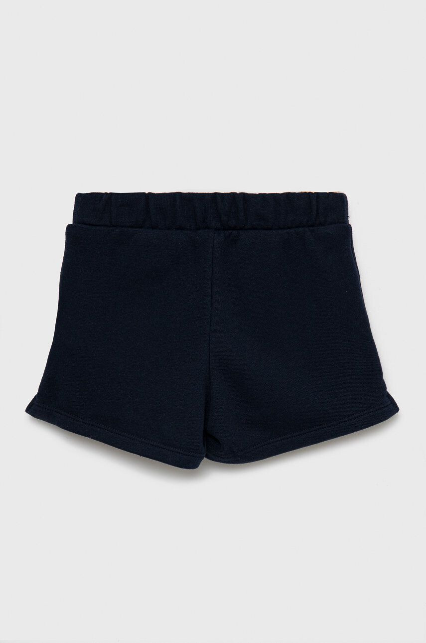 Gap pantaloni scurti copii culoarea albastru marin cu imprimeu talie reglabila - Pled.ro