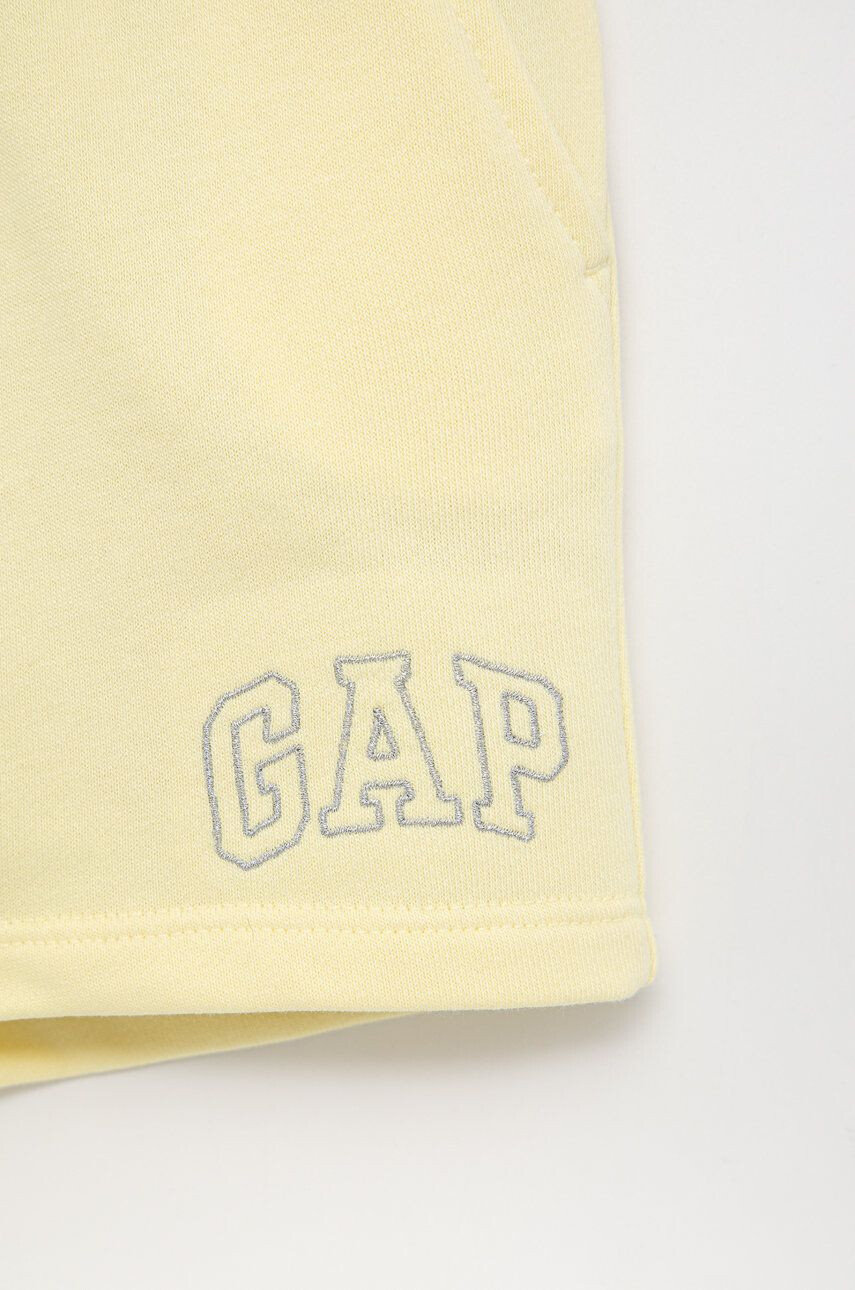 Gap pantaloni scurti copii culoarea galben modelator - Pled.ro