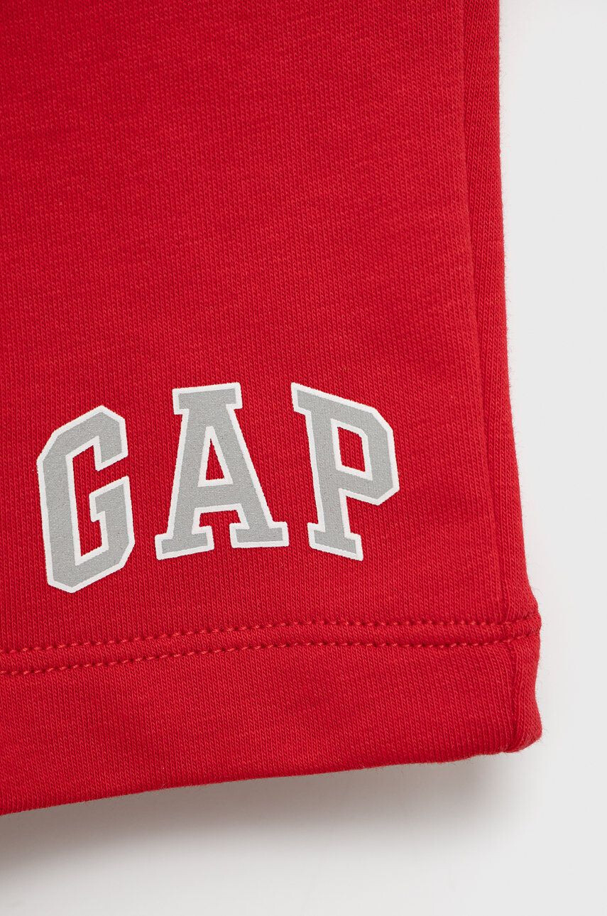 Gap pantaloni scurti copii culoarea rosu melanj talie reglabila - Pled.ro