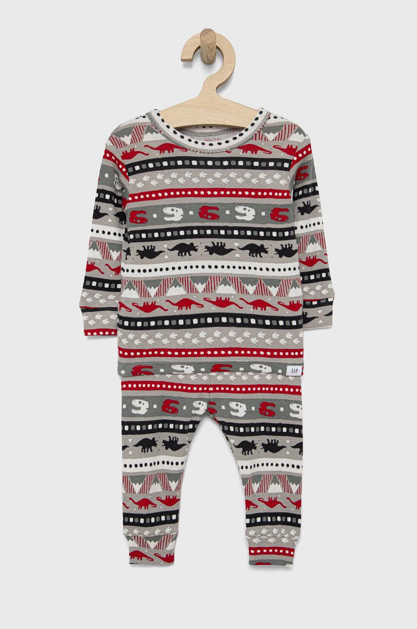 Gap pijamale de bumbac pentru copii culoarea albastru marin modelator - Pled.ro