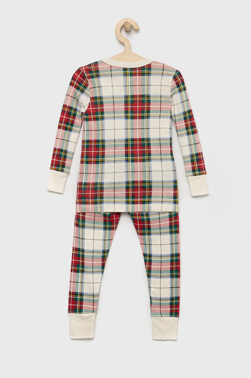 Gap pijamale de bumbac pentru copii culoarea bej modelator - Pled.ro