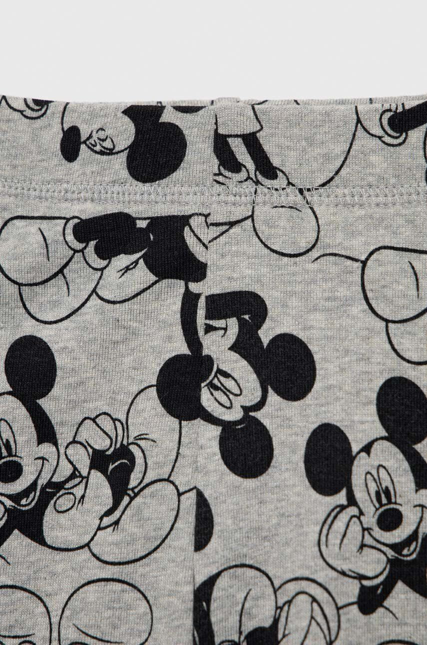 Gap pijamale de bumbac pentru copii X Disney culoarea gri modelator - Pled.ro