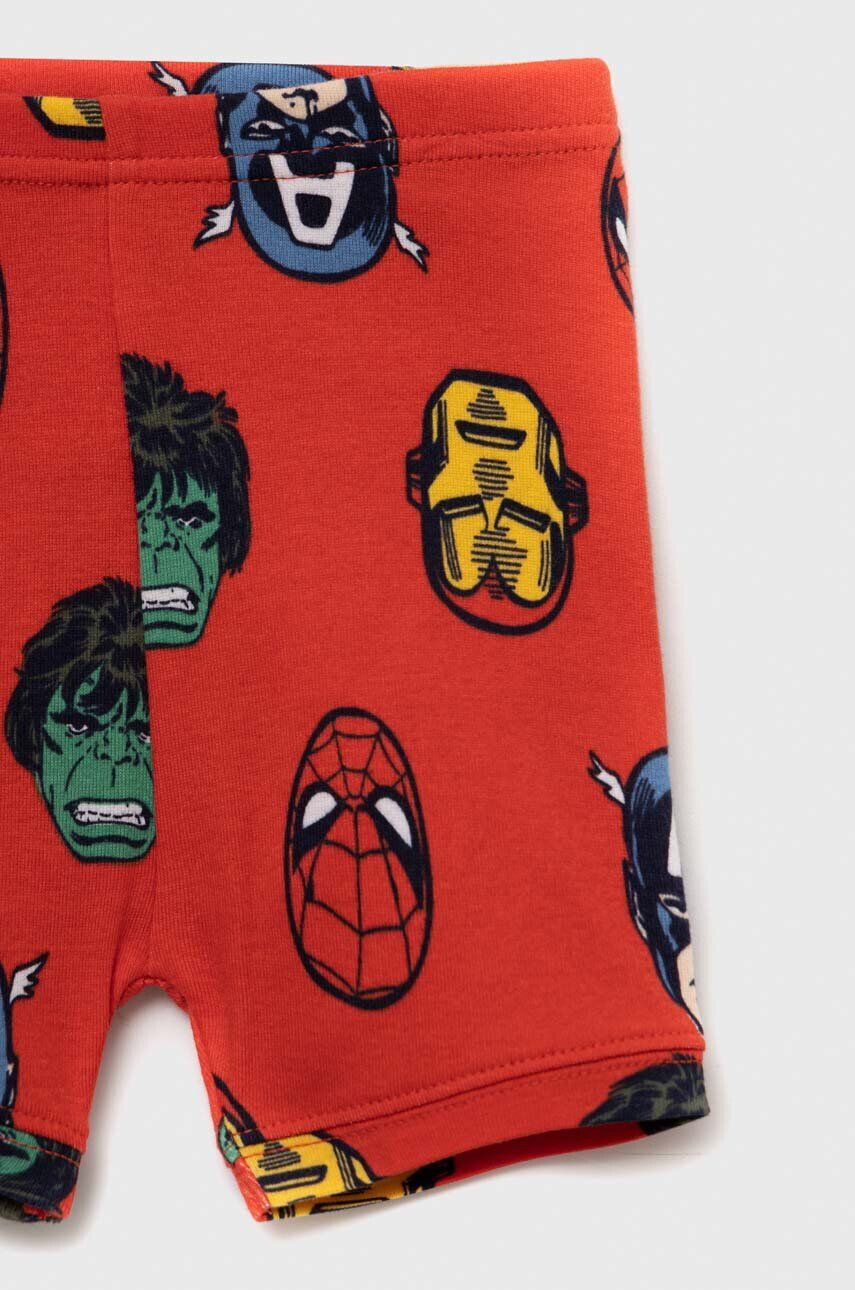 Gap pijamale de bumbac pentru copii x Marvel culoarea rosu modelator - Pled.ro