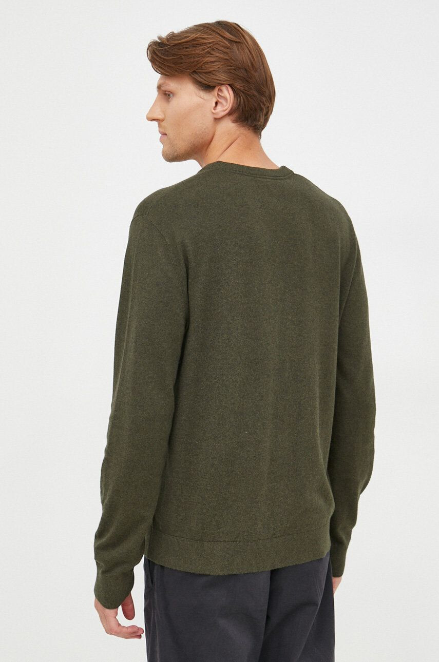 Gap pulover de bumbac barbati culoarea verde light - Pled.ro