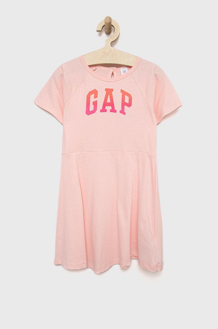 Gap rochie din bumbac pentru copii midi evazati - Pled.ro