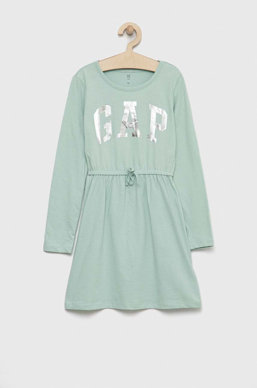 Gap rochie din bumbac pentru copii mini evazati - Pled.ro