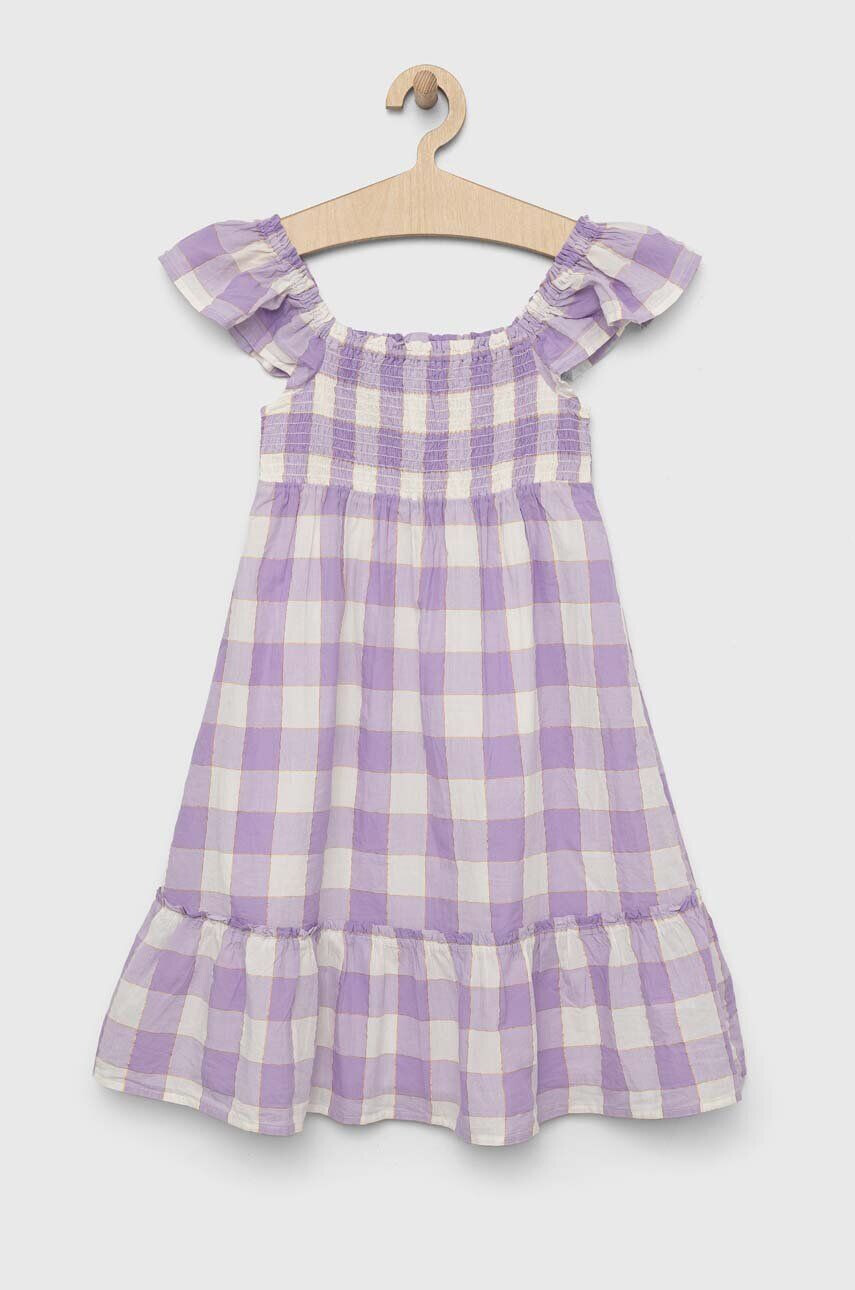 Gap rochie fete culoarea violet midi evazati - Pled.ro