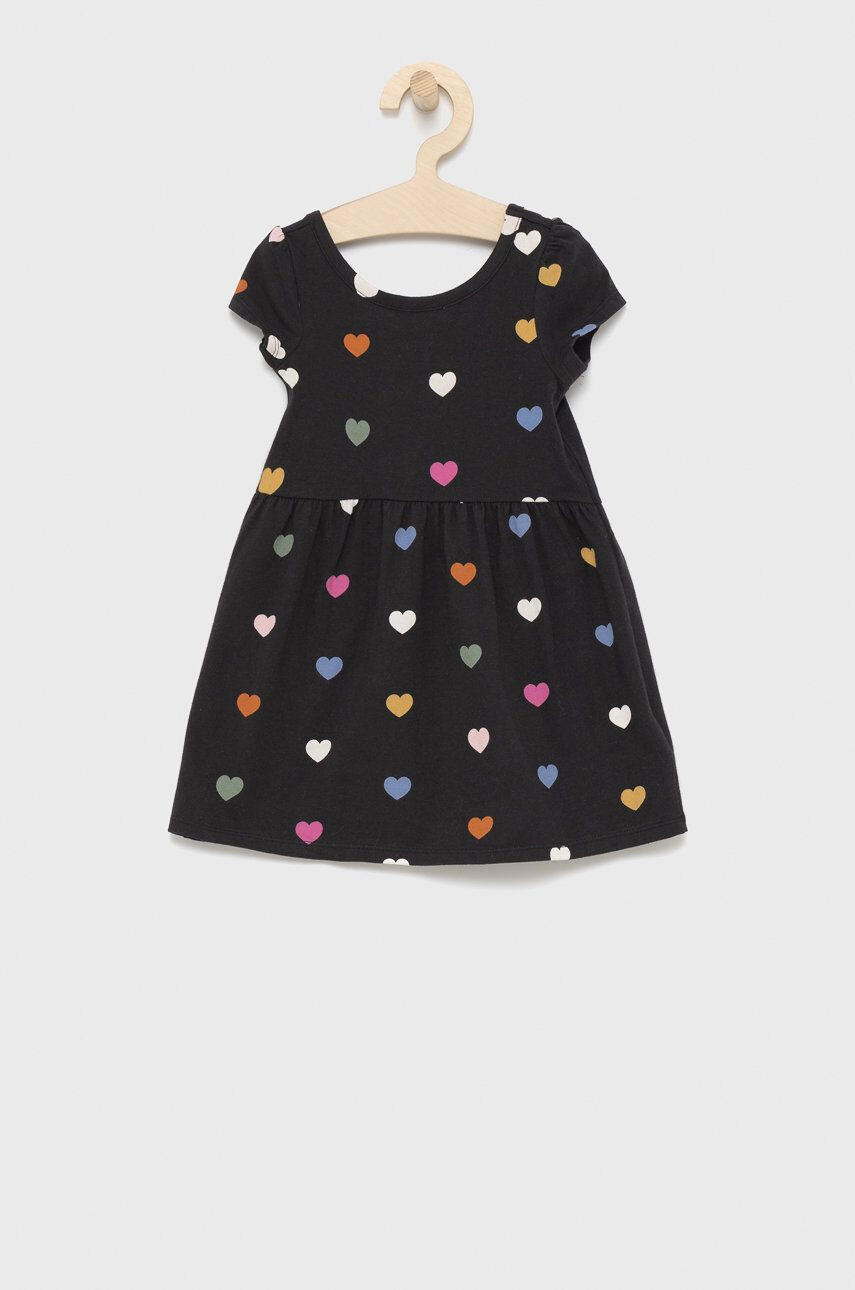 Gap Rochie fete culoarea negru mini evazata - Pled.ro