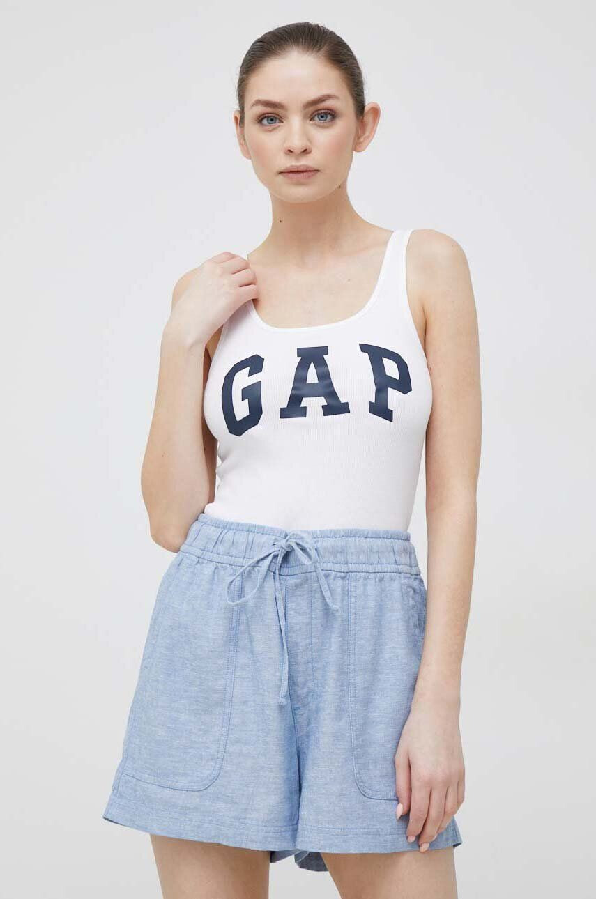 Gap top 2-pack femei culoarea albastru marin - Pled.ro