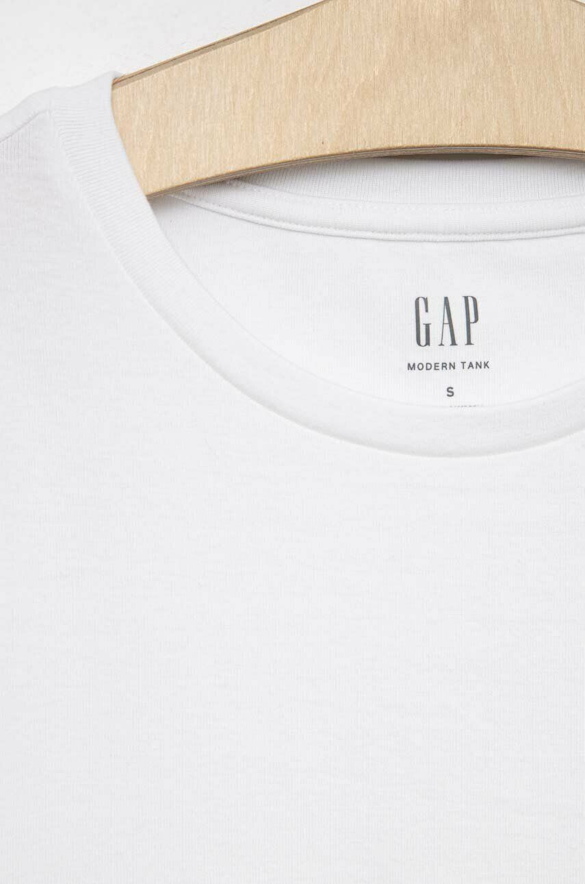 Gap top femei culoarea alb - Pled.ro