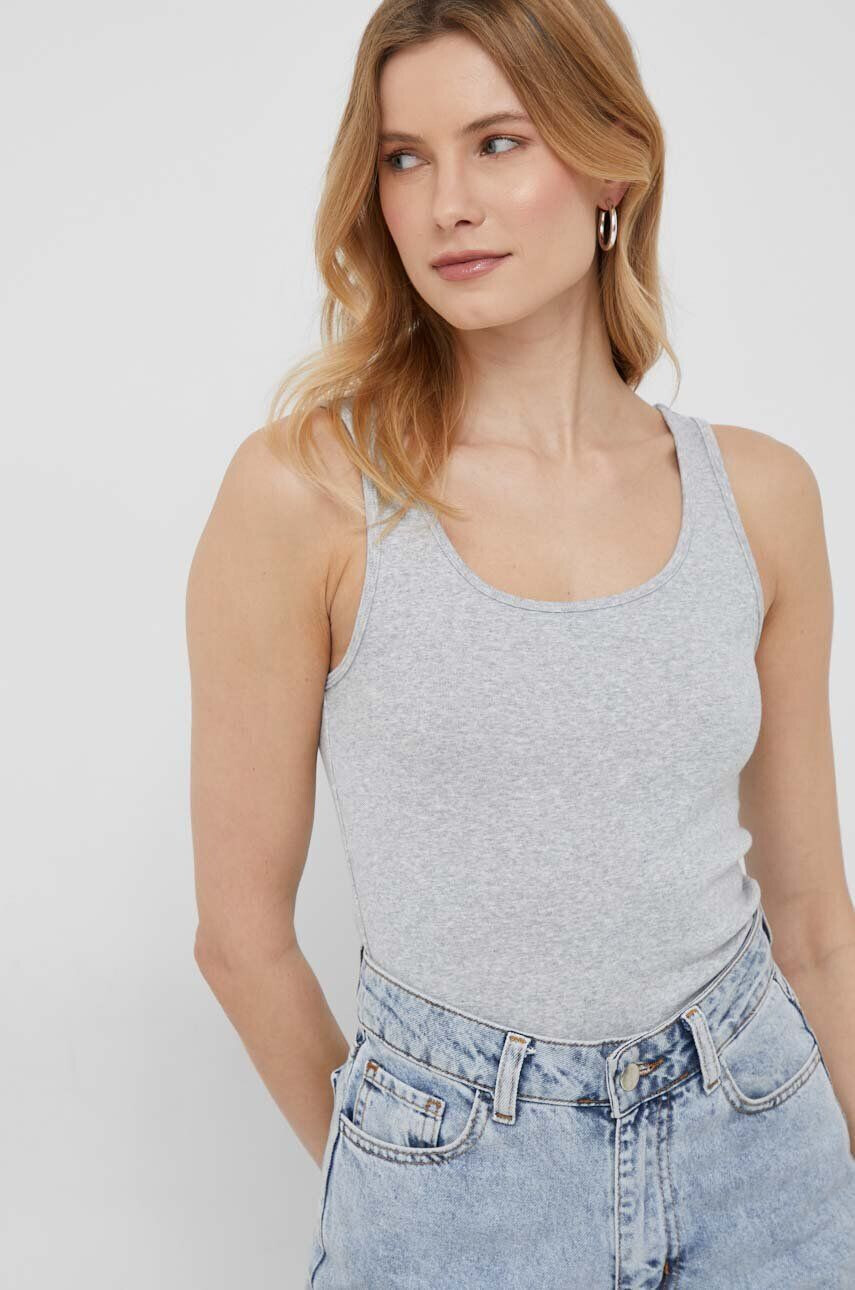 Gap top femei culoarea gri - Pled.ro