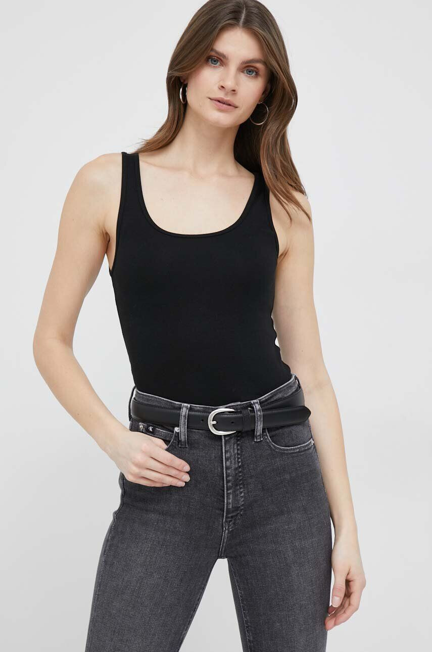 Gap top femei culoarea negru - Pled.ro